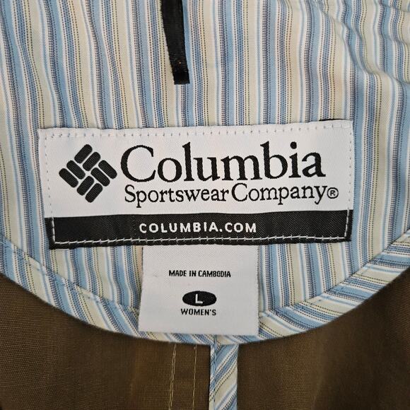 Columbia Y2K Delphine Creek Jacket Coat in Khaki | Women's Large - Picture 12 of 15